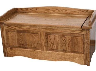 AJW443 Scallop Box Storage Benches