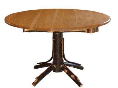 205 Round Log Dining Room Table