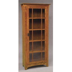 GO-3305 Mission Single Door Bookcase