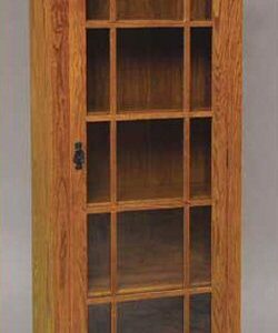 GO-3305 Mission Single Door Bookcase