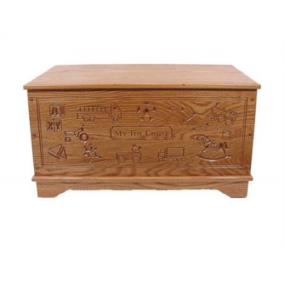2069 Carved toy chest / toy boxes