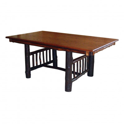 211 Rustic Mission Trestle Table