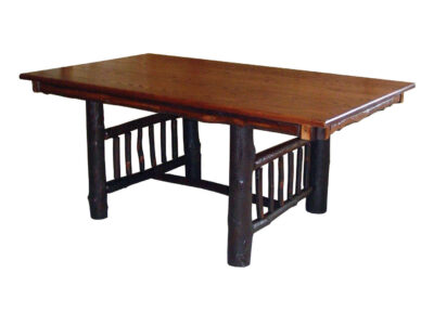 211 Rustic Mission Trestle Table