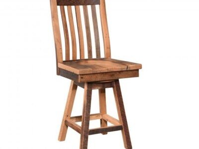 Almanzo Bar Table Collection 231 Barnwood Mission Swivel Bar Stool