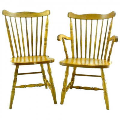 24C Duxbury Oak Dining Room Chair