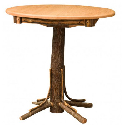 252 36" Round Rustic Pub Table