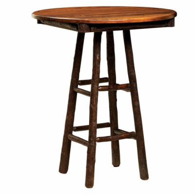 264 36" Round Log Pub Table