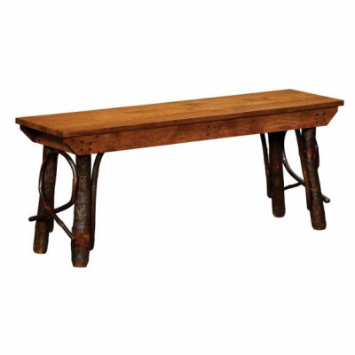 301 Log Dining Bench