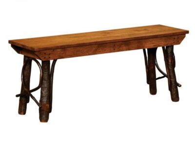 301 Log Dining Bench