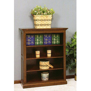 GO-3049 3-Shelf Raised Panel Bookcase
