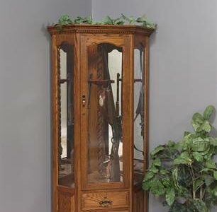 GO-5002 Corner Swivel Gun Cabinet