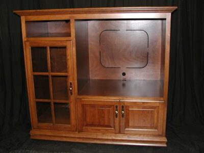 Custom Cherry Entertainment Center