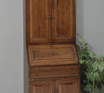 GO-3235 Deluxe Secretary Desk with Raised Panels