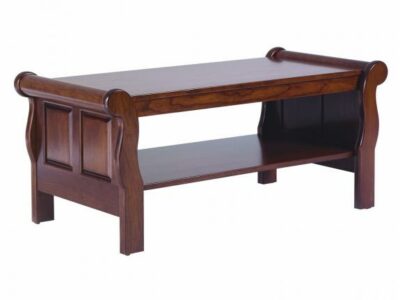 QF Sleigh Style Occasional Tables Coffee Table