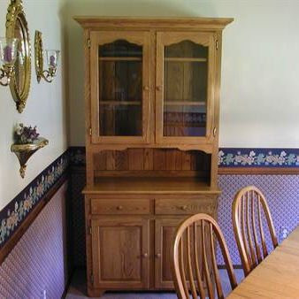Oak Double Hutch