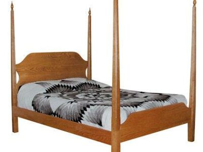 CWF400 Shaker Bedroom Set Pencil Post Bed