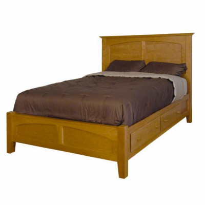 CWF400 Shaker Bedroom Set Panel Storage Bed