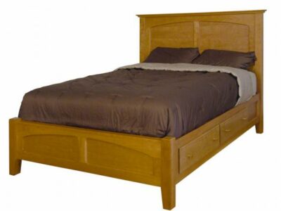 CWF400 Shaker Bedroom Set Panel Storage Bed