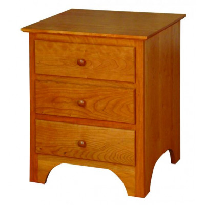 CWF400 Shaker Bedroom Set 3 Drawer Nightstand