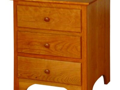 CWF400 Shaker Bedroom Set 3 Drawer Nightstand