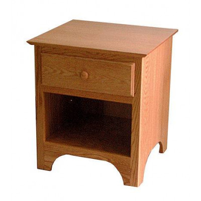 CWF400 Shaker Bedroom Set 1 Drawer Nightstand
