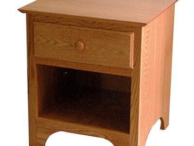 CWF400 Shaker Bedroom Set 1 Drawer Nightstand