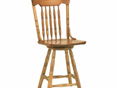 Spring Meadow Pressback Swivel Bar Stools