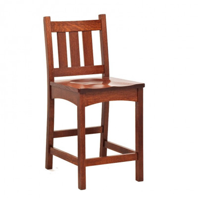 Vintage Mission Bar Stool