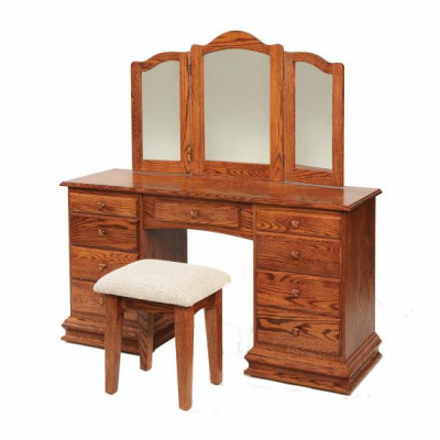 #513 56" Deluxe Clockbase Dressing Table / Vanities