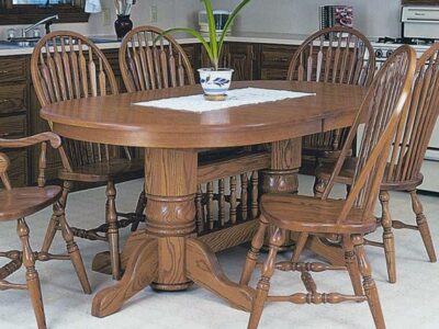 Double Pedestal Oval Table Collection 60 Oval Dining Table