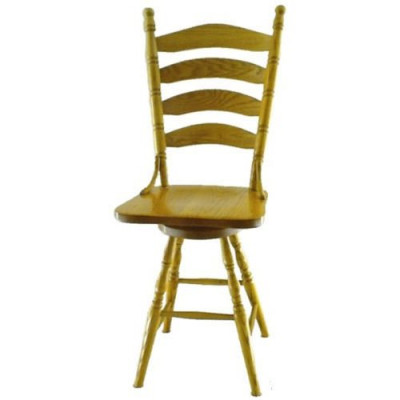 66S Colonial Ladder Oak Bar Stool