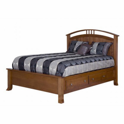CWF 700 Crescent Bedroom Set Panel Storage Bed