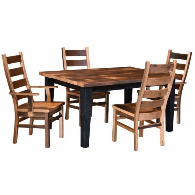 Almanzo Black Dining Set 111 Black Dining Table