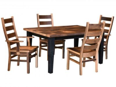 Almanzo Black Dining Set 111 Black Dining Table