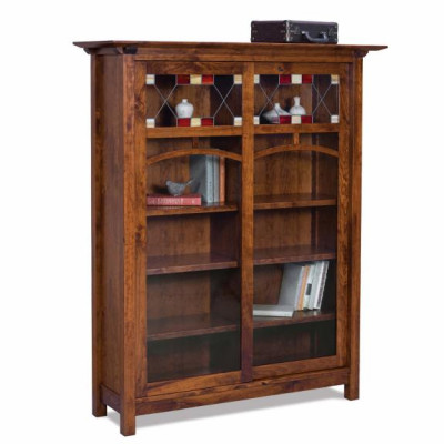FVB-5466-A Artesa Sliding Door Bookcase