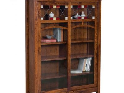 FVB-5466-A Artesa Sliding Door Bookcase