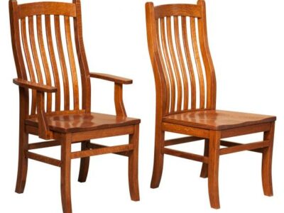 Arts & Crafts Wood Dining Chairs