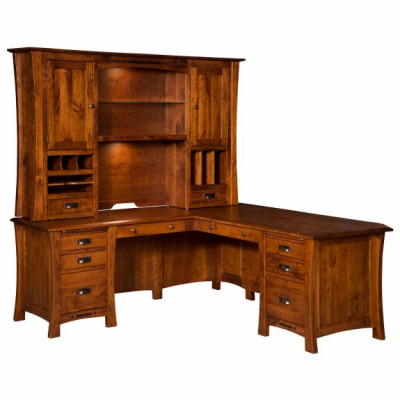 LA-320 Arts & Crafts L-Shaped Desk