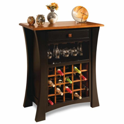 Arts & Crafts Pub Table Collection Wine Cabinet