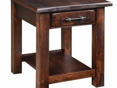 BF-2224-DS Barn floor end table