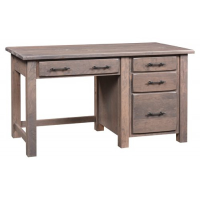 Barn Floor Pedestal Desk