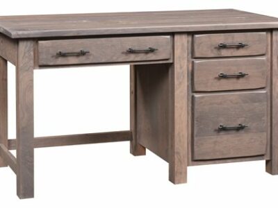 Barn Floor Pedestal Desk