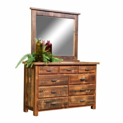 Barnwood Farmhouse Bedroom Set 336 9 Drawer Dresser