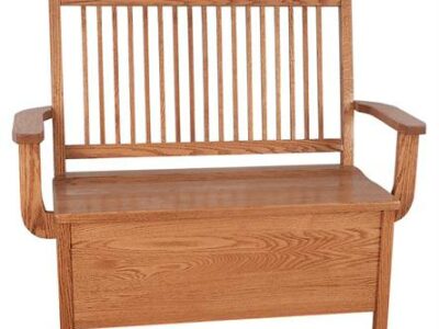 AJW6538 Bay Hill Bench with 12" deep storage