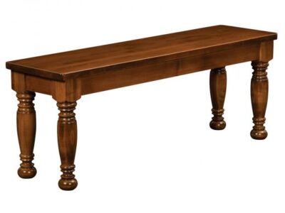B-401 Belleville Dining Table Wood Bench