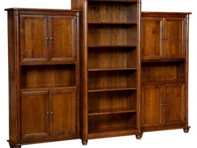 BBD80 Belmont Bookcase with Side Bookcases