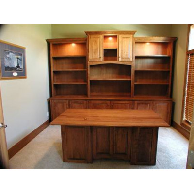 Wall Unit with Executive Desk