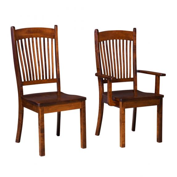 Benton Wood Dining Chairs For In, Amish Furniture Cincinnati Area