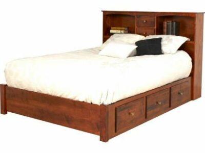 Sonora Bedroom Collection Bookcase Headboard Bed
