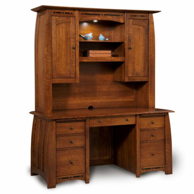 FVD-2865 Boulder Creek Desk with Hutch